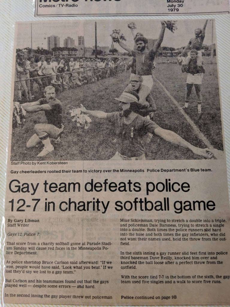 The front page of the Metro Section of the Minneapolis Tribune